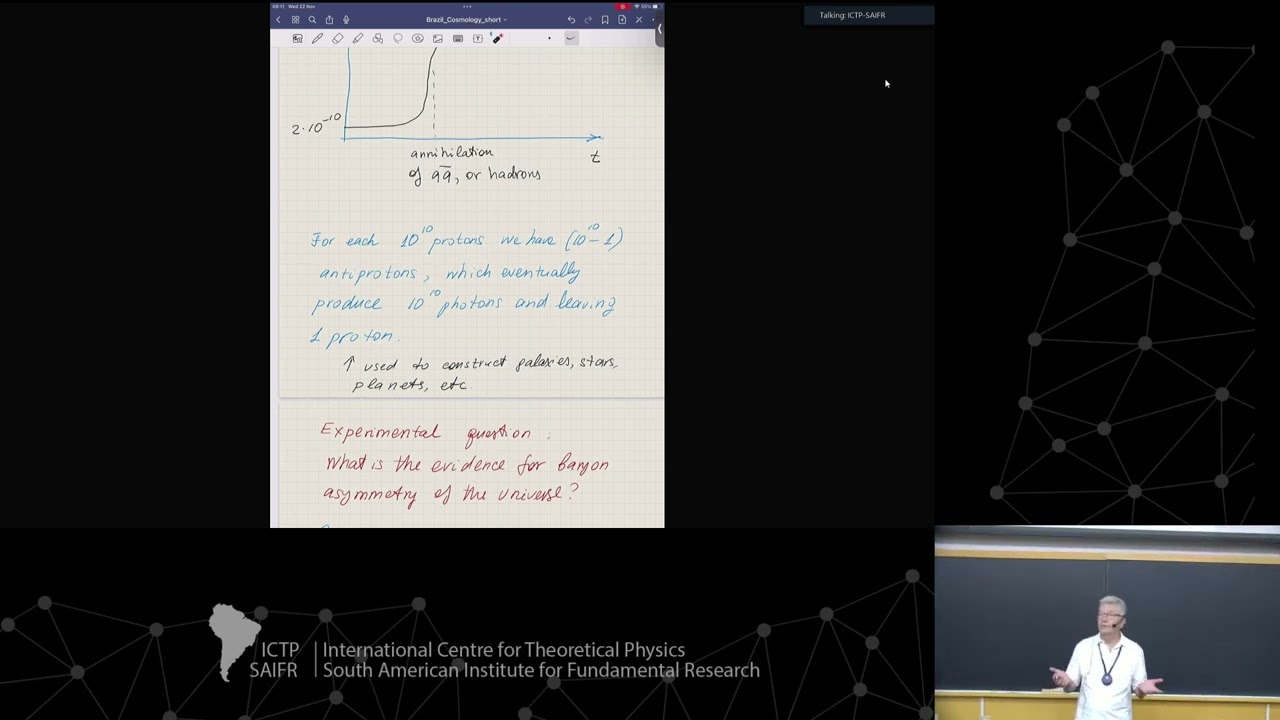 Mikhail Shaposhnikov: Cosmology and evidences of matter-dominated Universe - Class 3 of 4