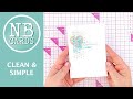 Clean and simple card tutorial 202301 thankful for you