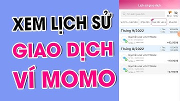 Cách Xem Lịch Sử Giao Dịch Ví Momo Nhanh Nhất Trên Điện Thoại