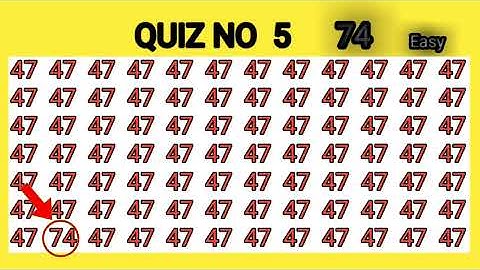 Find the Odd One Out | Observation Skills Workout | Number and Letter Hard Edition Boos