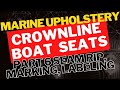 Boat Seat Upholstery Step by Step How to Upholster Boat Seats Marine Upholstery Tutorial PART 6