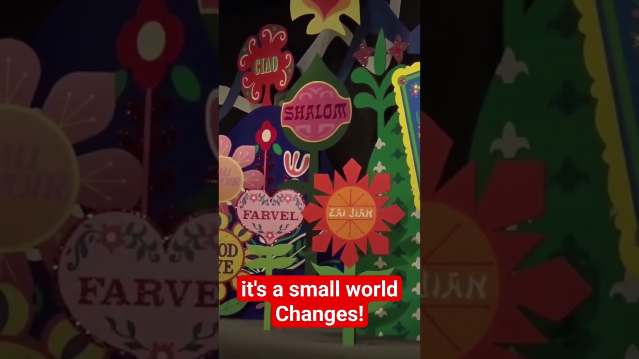 Disney has announced a big change to it's a small world in #disneyworld #magickingdom #disneyshorts