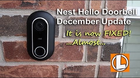 Nest Hello Video Doorbell December 2018 Update And Reolink Argus 2 Giveaway!