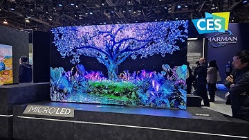 Samsung New MicroLED TVs and Transparent Displays from CES 2024