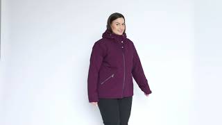 Raiski Ascalon R+ Womens Plus Size Ski Jacket Potent Purple screenshot 4