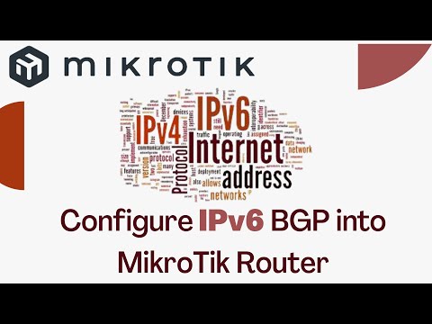 How To Configure IPv6 BGP into Mikrotik Router