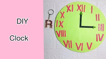 DIY clock / Roman numeral model clock / clock activity/clock project