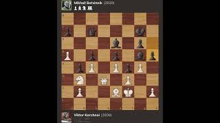 Viktor Korchnoi vs Mikhail Botvinnik | URS Championship - Russia, 1955