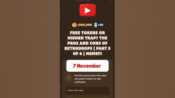 FREE TOKENS OR HIDDEN TRAP? THE PROS AND CONS OF RETRODROPS | PART 5 OF 6 | MEMEFI #memefi #code