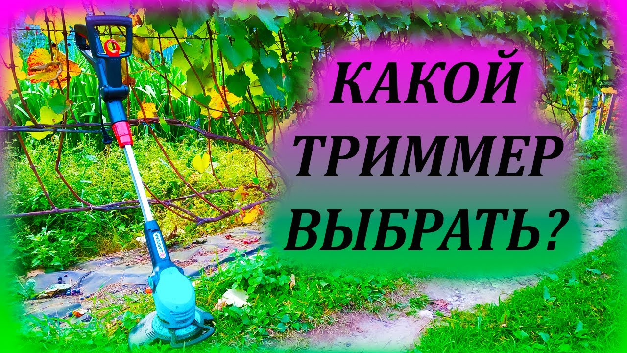 Какой триммер выбрать? Мой выбор - электрический триммер для газона .