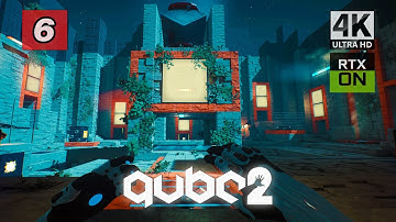 Q.U.B.E 2 Gameplay | (PC/4K 60FPS) | Chapters 13 | Aftermath (DLC)