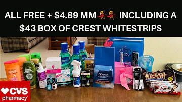 CVS ANOTHER AMAZING WEEK // GRABBED A $43 PACK OF CREST WHITESTRIPS // WHOLE HAUL FREE + 4.89 MM 😍