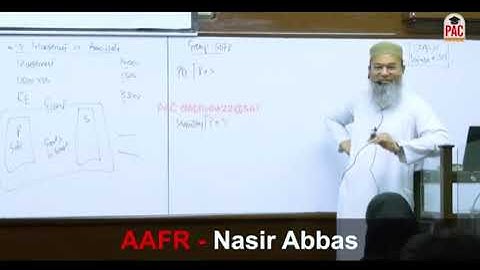 CFAP 01 | AAFR | SIR NASIR ABBAS | LECTURE # 59  | JUNE 2024