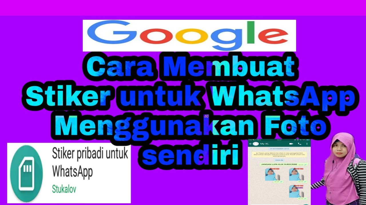 Cara Membuat Stiker  Foto  Sendiri  di Aplikasi whatsapp  