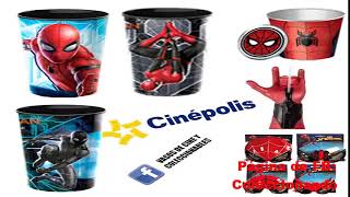 Spiderman Far From Home Vasos, Palomeras Y Termo 3D Precios Cinepolis