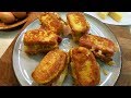 СЫТНЫЙ ЗАВТРАК НА СКОРУЮ РУКУ! Гренки с ветчиной и сыром.