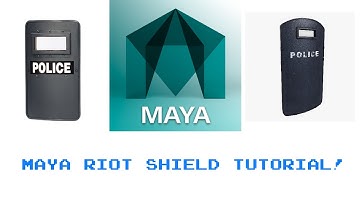 Maya 2017 Riot shield tutorial