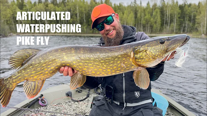 Articulated waterpushing pike fly - Niklaus Bauer