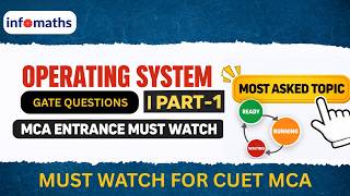 Operating System GATE Important Questions | Target CUET PG MCA | Must Watch| PART 1