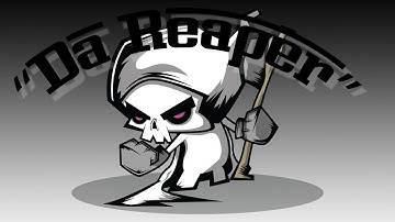 "Da Reaper" character design in Adobe Illustrator-Swiftyspade
