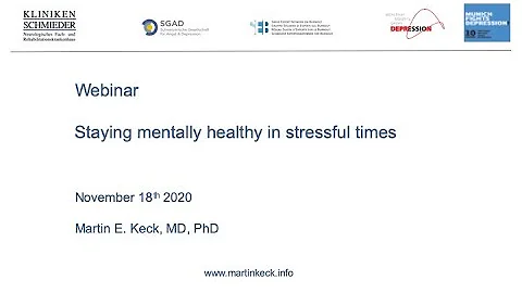 Staying mentally healthy in stressful times
