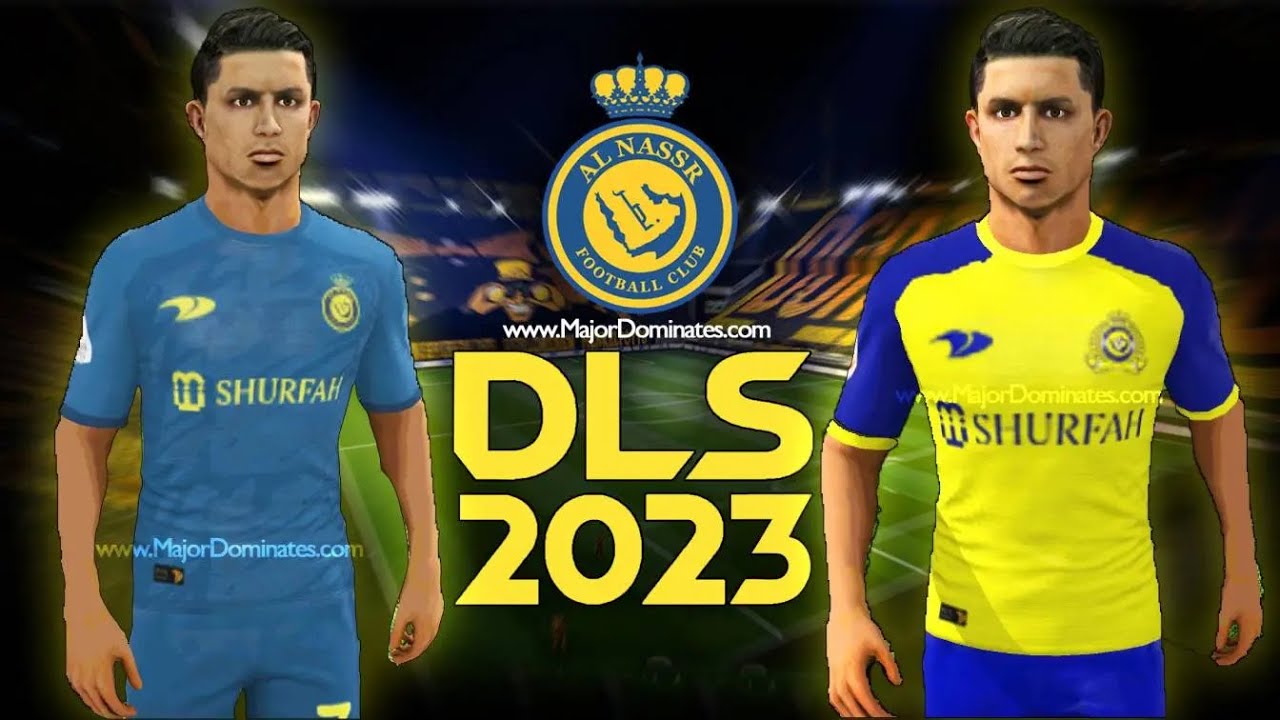 Al Nassr DLS Kits 2022-2023 Duneus - Dream League Soccer Kits in