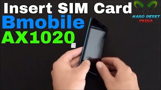 Bmobile Ax1020 Insert The Sim Card