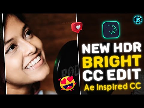 New HDR Bright CC in alight motion🥵 | Ae inspired CC | alight motion tutorial