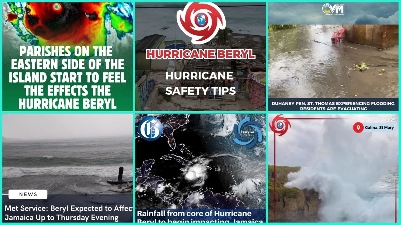 Jamaica Brace For The Impact Of Category 4 Hurricane Beryl 2024 ...