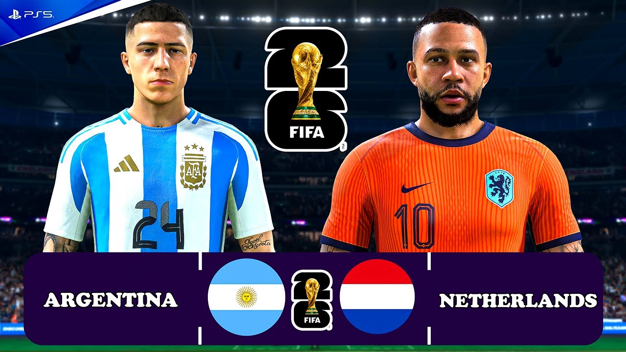 FC 26 - Argentina vs. Netherlands | FIFA World Cup 2026 Match | PS5™ Pro [4K] Messi, Alvarez, Depay