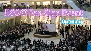 Queen Jisoo looks like Disney Princess | Fan Sign Event Opening | Timesqure in Seoul