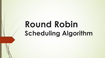 Round Robin Scheduling Algorithm