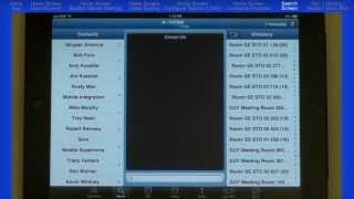 Mitel® BluStar™ for iPad Client (German version) - Module 5 Search Screen