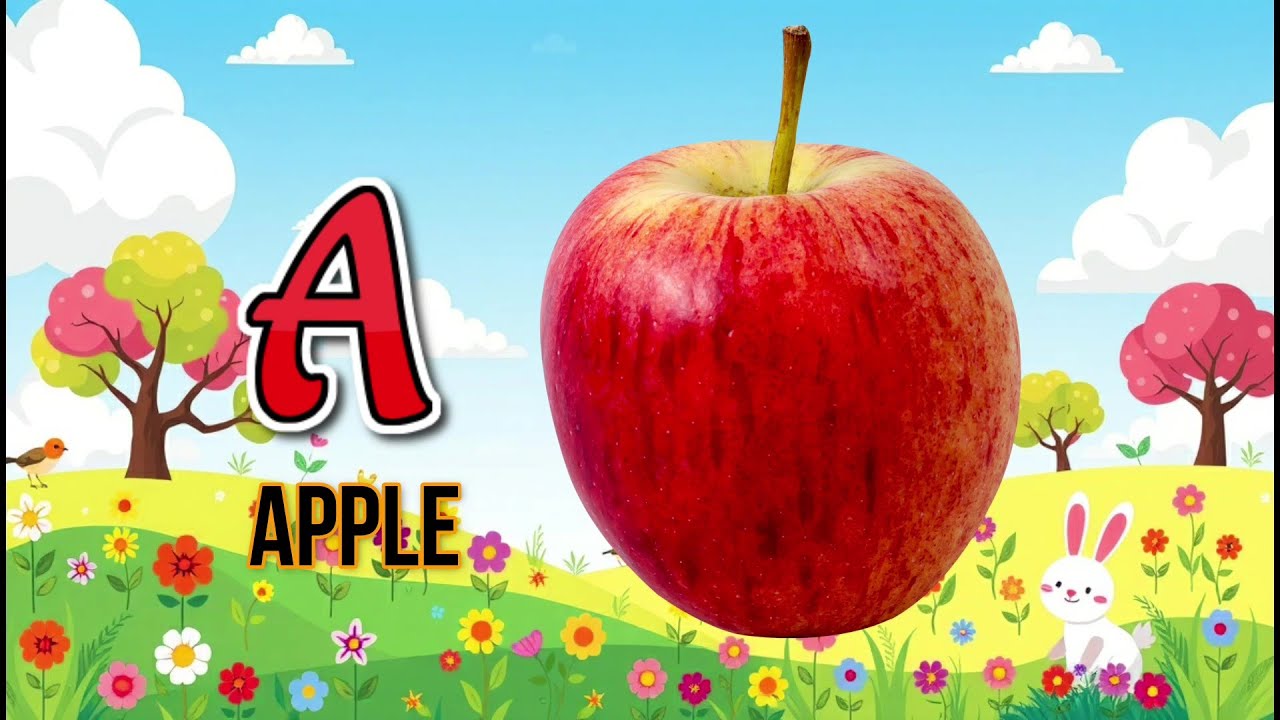 ABC Song for Kids | A for Apple & Fun Alphabet Song with Cute ...