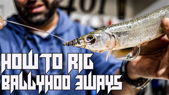 How to Rig a Ballyhoo with Wire with Tom Peele from Bangarang