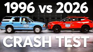 1996 vs. 2026 Chevrolet Blazer IIHS Crash Test: The Difference Is Shocking | Consumer Reports 1996 vs. 2026 Chevrolet Blazer IIHS Crash Test: The Difference Is Shocking | Consumer Reports
