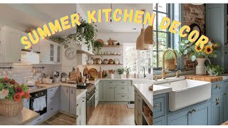 summer kitchen decoration ideas 2024| summer kitchen degine ideas. #kitchendesign summer