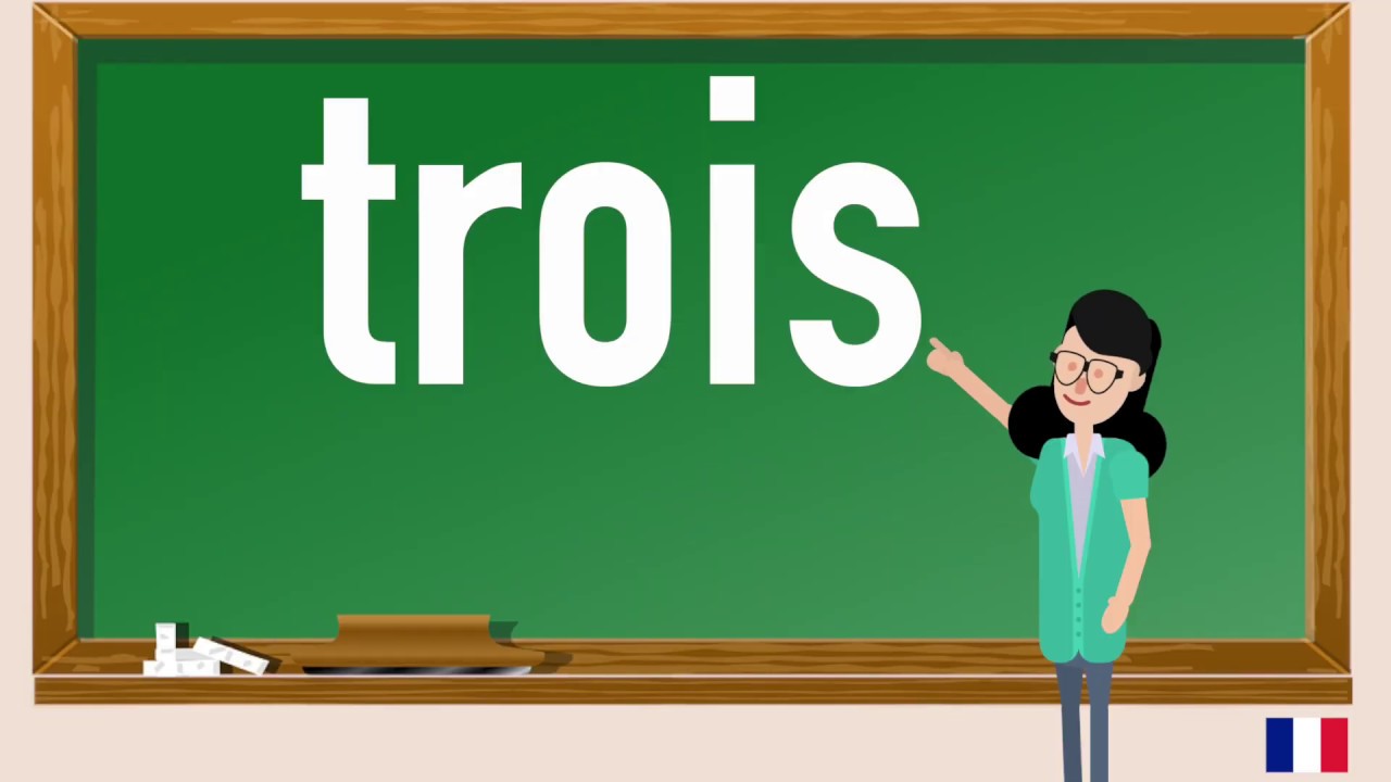 How to pronounce trois in French YouTube