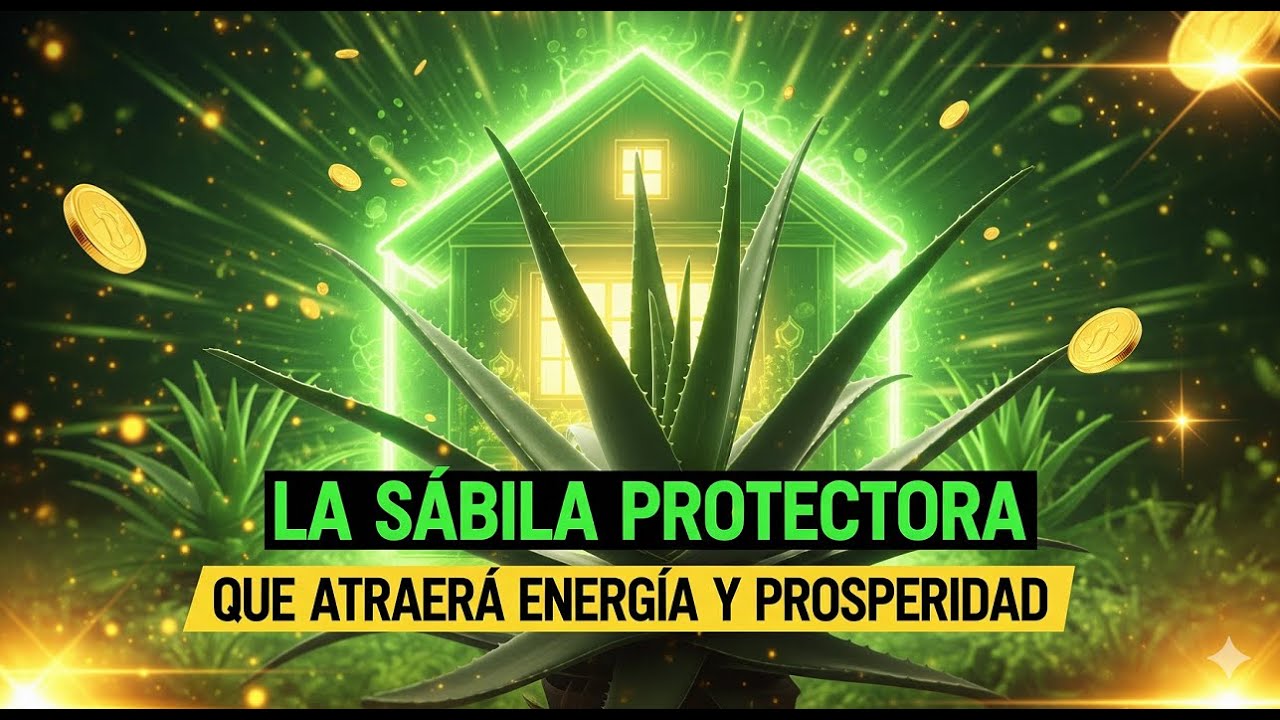 🌿✨ La Sábila: Planta que Ahuyenta la Envidia y Atrae Prosperidad 💰