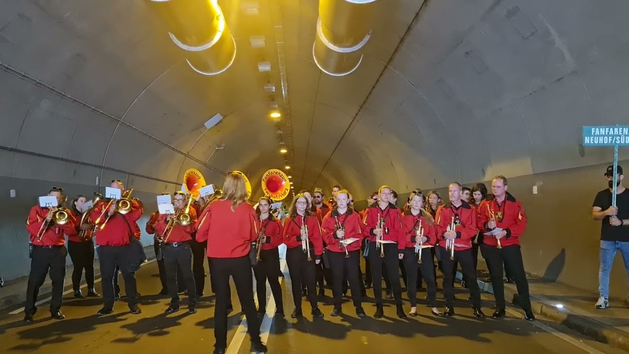 Fanfarenzug Neuhof in Bernkastel-Kues 2023 mit 