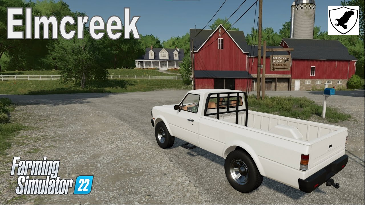 WELCOME to MOSSY PINE RANCH - FS22 - Elmcreek Ep. 1 - Ranch, equipment, greenhouse & harvests