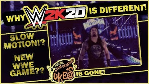 WWE2K20 : slow-motion bug? Why it