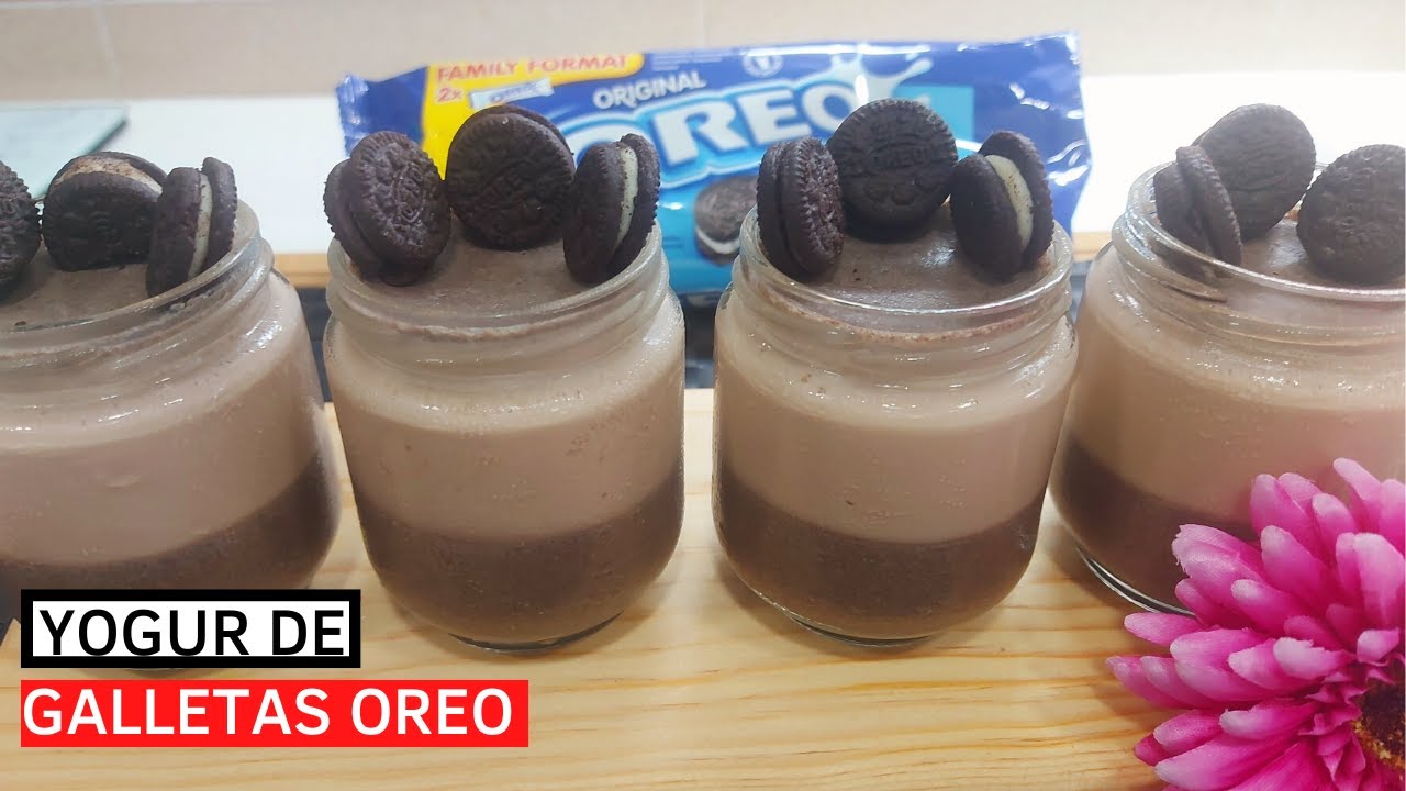 YOGUR DE GALLETAS OREO en YOGURTERA YouTube