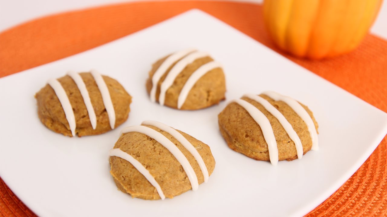 Homemade Pumpkin Cookies Recipe - Laura Vitale - Laura in the Kitchen Episode 667