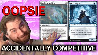I MADE A COMPETITIVE DECK BY ACCIDENT (I THINK) Replication Snow Control Standard MTG Arena