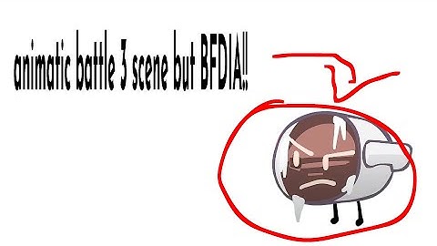 Animatic Battle 3 but reanimated in the BFDIA style