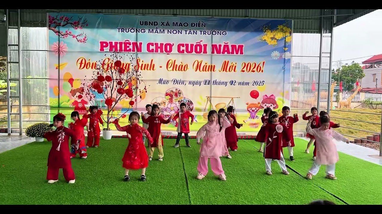 Tiết mục văn nghệ trường mầm non Tân Trường