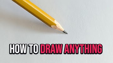 Draw ANYTHING! 8 TIPS for BEGINNING ARTISTS!