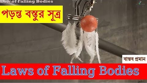 Laws of Falling Bodies। পড়ন্ত বস্তুর সূত্র। গ্যালিলিওর পড়ন্ত বস্তুর সূত্র বাস্তব প্রমান।