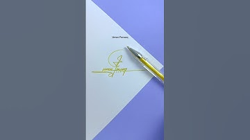 Umer Farooq Signature Design #shorts